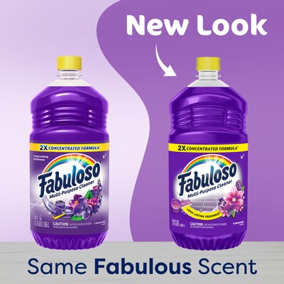 Fabuloso Multi-Purpose Cleaner, Lavender Scent, 56 fl. oz., 6/Carton (153041CT)