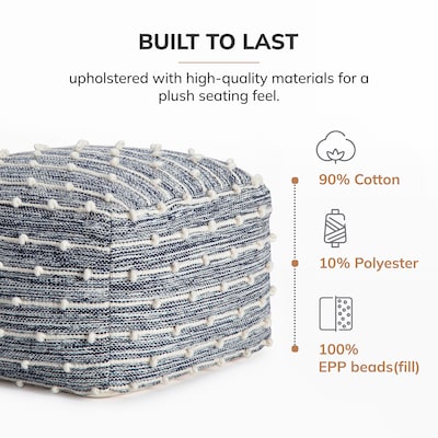Anji Mountain Malibu Fabric Rectangular Pouf Ottoman (AMBPF074-2014)
