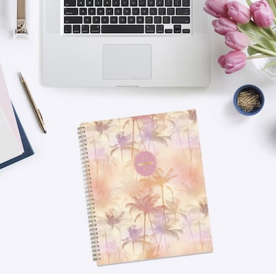 2026-2027 Blue Sky Kentia 8" x 11" Academic Year Weekly & Monthly Planner, Plastic Cover, Kentia (159106)