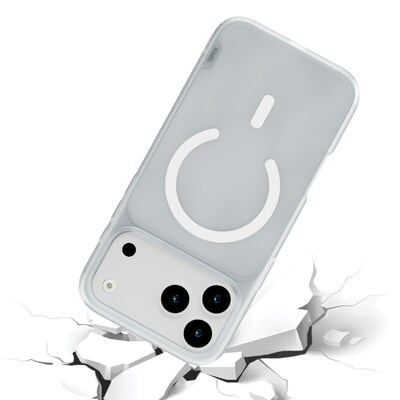 TUFF8 GlideGuard MagSafe Phone Case for iPhone 18 Pro Max, Shock Absorbing, Matte Clear (T8GG-IP1804MC)