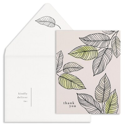 4 1/4" x 5 1/2"  Thank You Assortment Cards, with Envelopes
