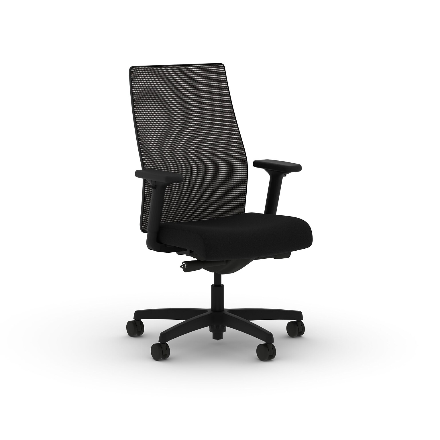 HON Ignition 2.0 Fabric/Mesh Swivel Task Chair, Black (HONI2M2VMC10FIB)
