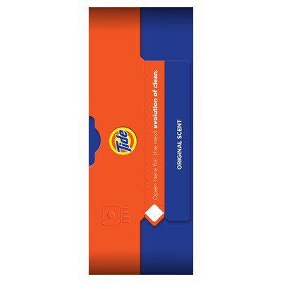 Tide evo Laundry Detergent, Original Tide Scent, 42 Loads, 42/Pack (21856)