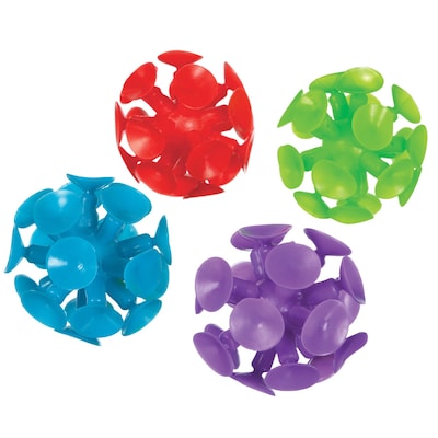 Party City Suction Cup Balls, Assorted Colors, 8/Pack (AM3901941-NS)