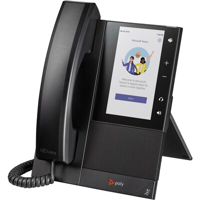 Poly CCX 505 24-Line VoIP Conference Speaker Phone, Black (849A5AA#ABA)