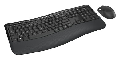 Incase Comfort Desktop 5050 Designed by Microsoft Wireless Ergonomic Keyboard and Laser Mouse Combo, Black (PP4-00001)