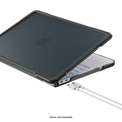 SaharaCase Raider Series Heavy Duty 13" MacBook Neo Case, Shock-Absorbing, Black (LT00120)