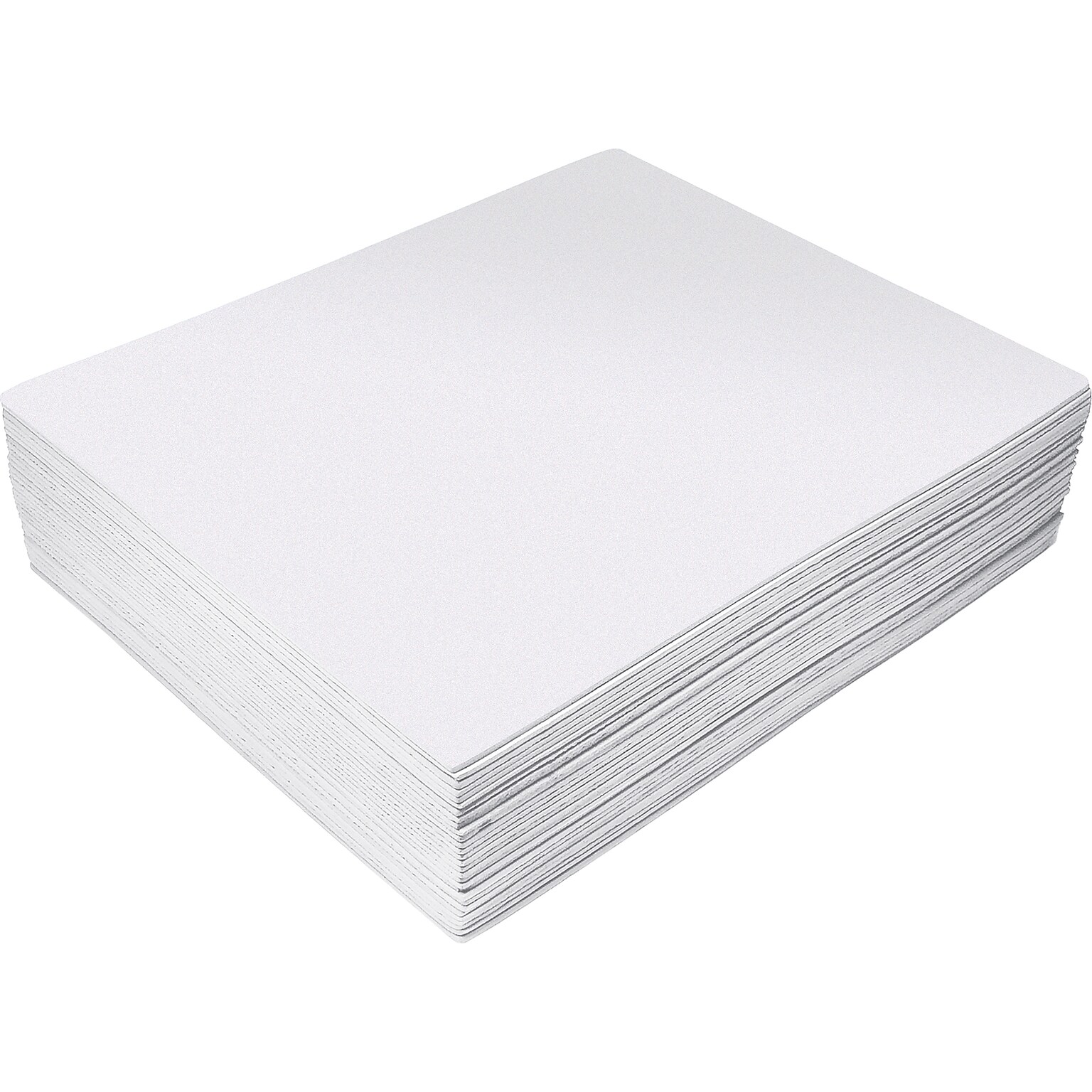 Better Office EVA Foam Sheet, White, 30/Pack (01219)