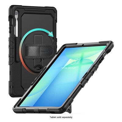 SaharaCase Raider Series Defense Case for Galaxy Tab S10 FE+, Black (TB00474)