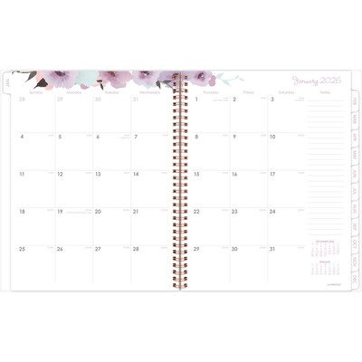 2026 Cambridge Mina 8.5" x 11" Weekly & Monthly Planner, Poly Cover, Multicolor (1134-905-26)