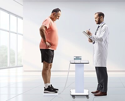 Viva Comfort Medical Digital BMI Weight Scale, 550 lbs. Capacity, White (ADIME904-06-MK)