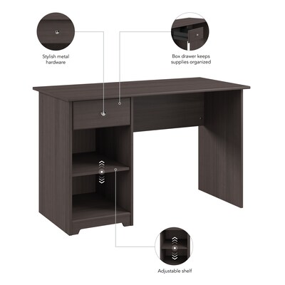 Bush Furniture Cabot 48"W Computer Desk with Storage, Heather Gray (WC31747)