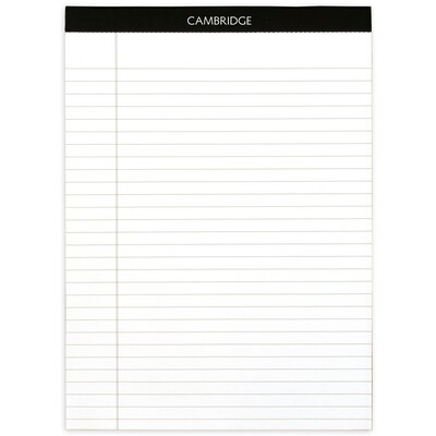 2026 AT-A-GLANCE Executive 11" x 9" Monthly Padfolio Refill, White/Black (70-909-10-26)