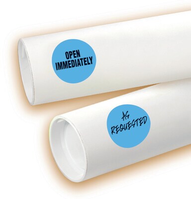 Avery Easy Peel Laser/Inkjet Color-Coding Labels, 1-1/4 Dia, Light Blue, 400 Labels/Pack (5496)