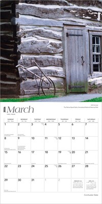 2026 BrownTrout Cornhusker State Nebraska Places 12" x 12" Monthly Wall Calendar (9798330703036)