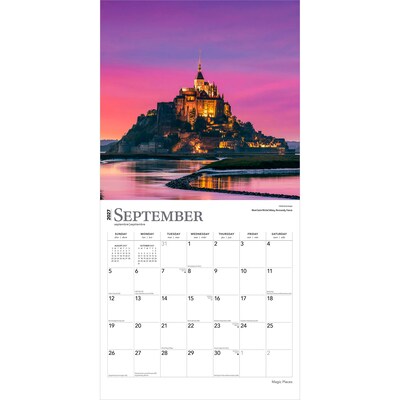 2027 BrownTrout Magic Places 12" x 12" Monthly Wall Calendar (9798330711680)