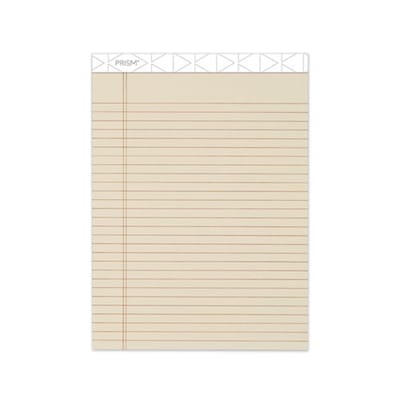TOPS Prism+ Writing Notepads, 8-1/2 x 11-3/4, Legal Ruled, Ivory, 50 Sheets/Pad, 12 Pads/Pack (631