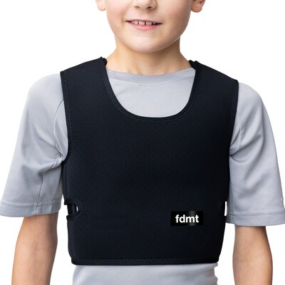 FDMT Deep Pressure Vest, Small, Black (MNO0010P)