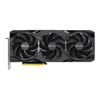 PNY NVIDIA GeForce RTX 5080 OC Triple Fan PCIe 5.0 16GB GDDR7 Gaming Graphics Card, 2295 MHz Core, Black (VCG508016TFXPB1-O)