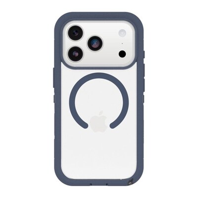 OtterBox Defender Series Pro XT MagSafe Compatible Phone Case for Apple iPhone 17 Pro, Shock Absorbing, Baby Blue Clear