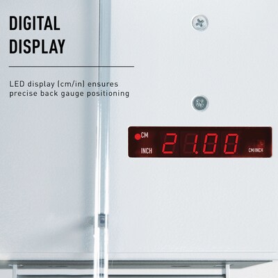 Triumph 4315 16 7/8" Guillotine Paper Cutter, White (CU0451)