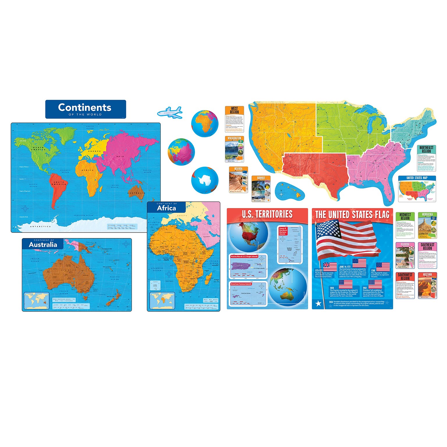 TREND Essential Skills: Exploring the United States and the Continents (T-ESMAP)