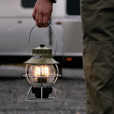 Barebones Railroad Lantern - Olive Drab