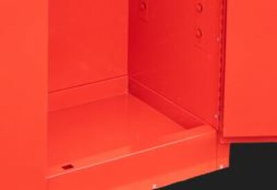 FireKing Flammable Liquids Steel Storage Cabinet, 45 gal, Manual Close, Red (SC45-MC-R)