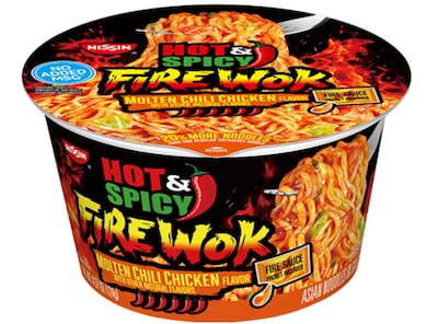 Hot & Spicy Fire Wok Molten Chili Chicken, 4.37 oz., 6/Carton (NIS19503)