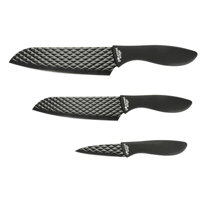 Gourmet Edge 3-PC Diamond Nonstick Knife Set