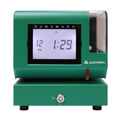 Acroprint Punch Card Time Clock System, Green (M150MC4)