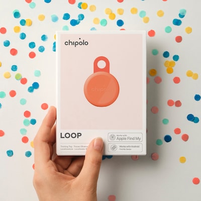 Chipolo LOOP Bluetooth Tracker, Coral (RSO.0000003)