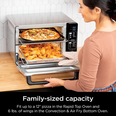 Ninja Double Oven Toaster Oven, Silver (DCT451)