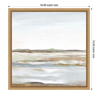 Amanti Art Vastness I (Landscape) by Eva Watts Framed Canvas Wall Art Print, 16" x 16" (A42675376581)