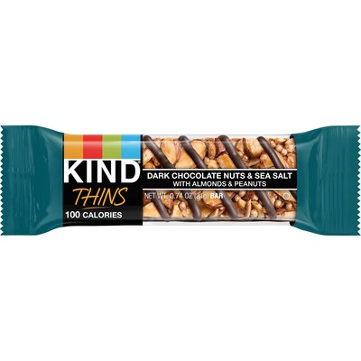 KIND Thins Gluten Free Bar Variety Pack, 14.8 oz., 20 Bars/Box (41888)