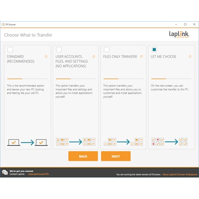 Laplink PCmover Ultimate for 1 Use, Windows (PAFGPCMP0B000PDRCPEN)