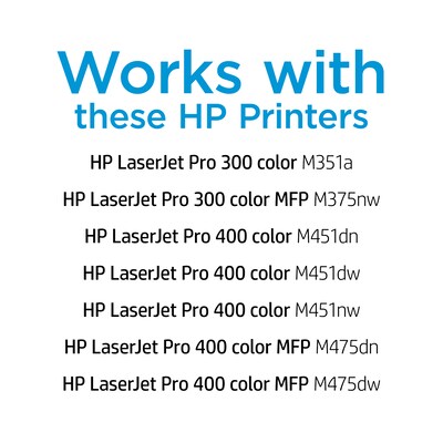 HP 305A Yellow Standard Yield Toner Cartridge (CE412A)