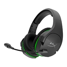 HyperX Cloudx Stinger Core Wireless Noise Canceling Stereo Gaming Over-the-Ear Headset, Black/Green