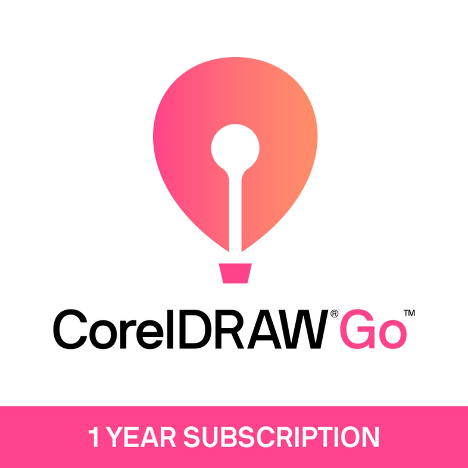 CorelDRAW Go 365-Day Subscription for Windows, macOS, 1 User, Download (CORK1Z800V253