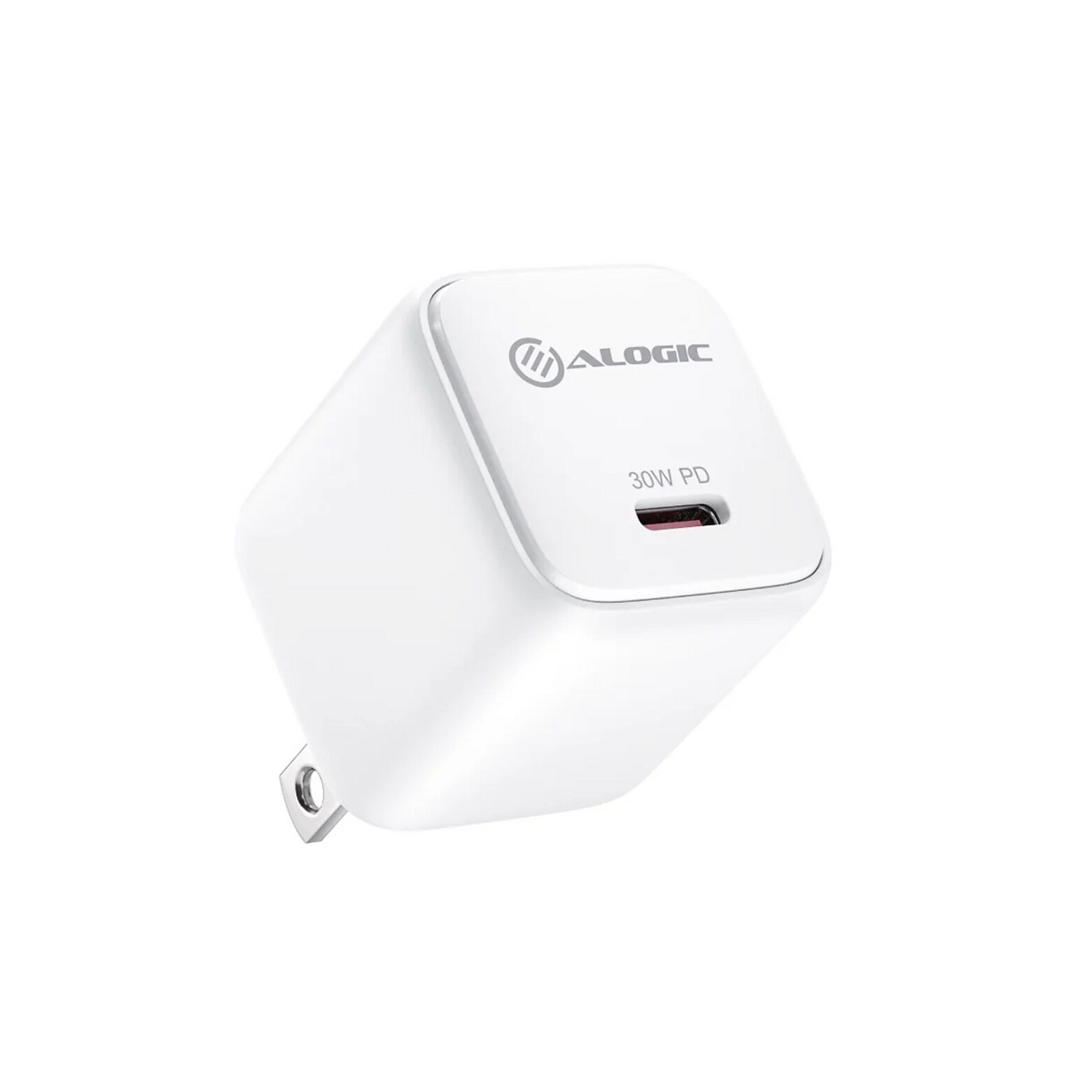 ALOGIC Rapid Power GaN Wall Charger, 30W, White (WCG1X30WH-US)