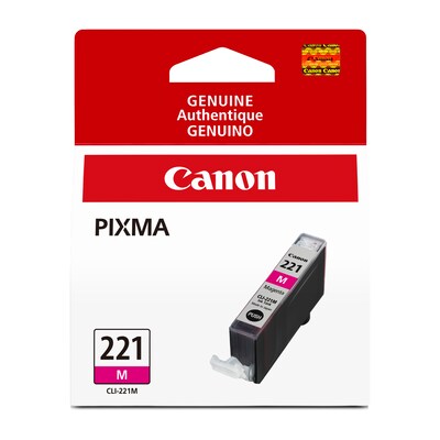 Canon 221 Magenta Standard Yield Ink Cartridge   (2948B001)