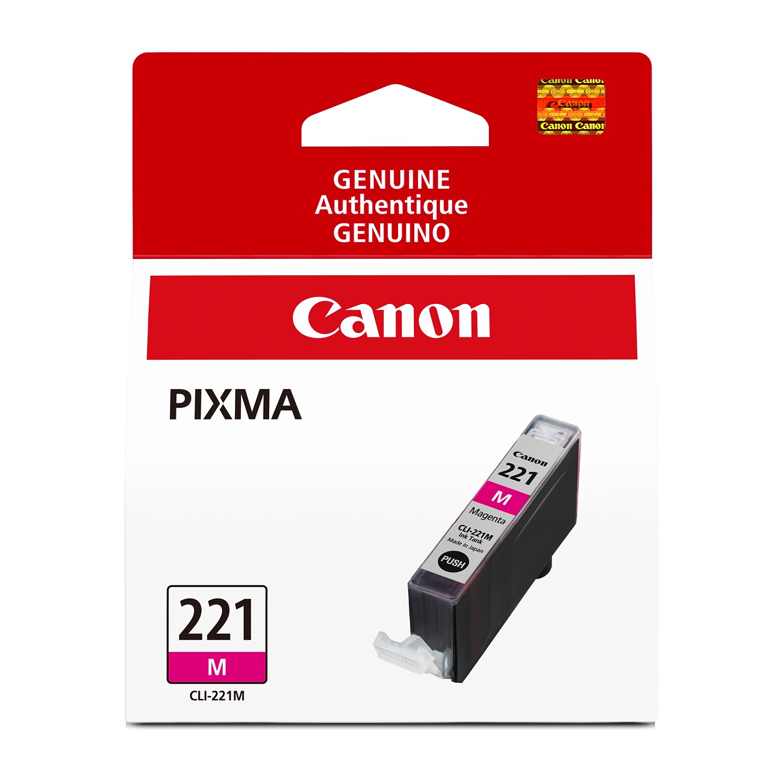 Canon 221 Magenta Standard Yield Ink Cartridge   (2948B001)