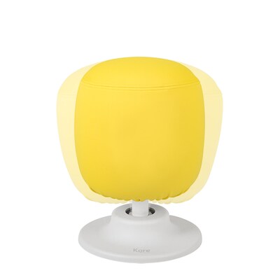 Kore Design Kids Adjustable Pivot Stool, Tall, 16.5" to 21", Yellow (KD-KDAP2524WK)