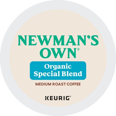 Newman's Own Organics Special Blend Coffee Keurig® K-Cup® Pods, Medium Roast, 96/Carton (4050)