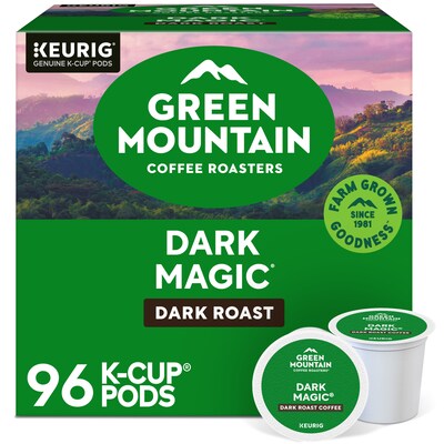 Green Mountain Dark Magic Coffee Keurig® K-Cup® Pods, Dark Roast, 96/Carton (4061)