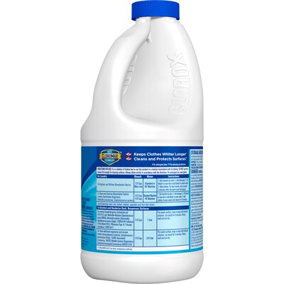 Clorox Disinfecting Bleach, Concentrated Formula, 43 Oz. (32260)