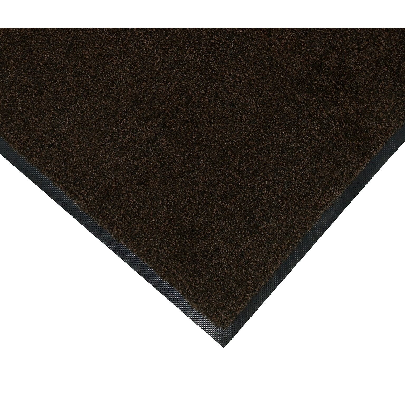 M+A Matting Classic Plush Mat, smooth backing, 4 x 8, Brown/Black (1804848190)