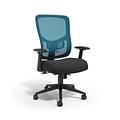 Staples FlexFit Kroy Ergonomic Fabric Swivel Task Chair, Blue (UN59458)