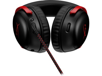 HyperX Cloud III Noise Canceling Stereo Gaming Headset, USB, 3.5mm, Black/Red (727A9AA)