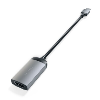Satechi Aluminum Type-C to 4K 60Hz HDMI Adapter, Space Gray (ST-TC4KHAM)